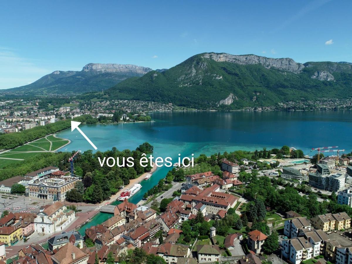 Studio Moderne, Place Parking Prive, Emplacement Ideal A 100 M Du Lac. Аннесі Екстер'єр фото